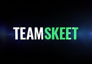 Teen fingering pussy while licking ass