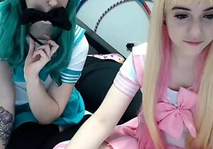 Very Hot Amateur French Teen couple tit fuck on Webcam