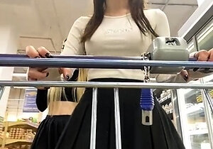 Cute brunette teen outdoor sex in public sex adventures