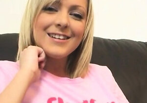 Amateur blonde teen POV sextape with hot anal fucking