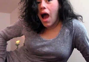 Shy brunette homemade amateur webcam teen