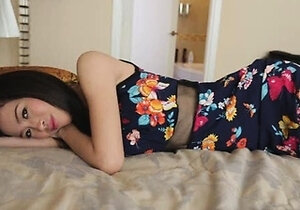 Skinny Filipina Sucks a White Daddy