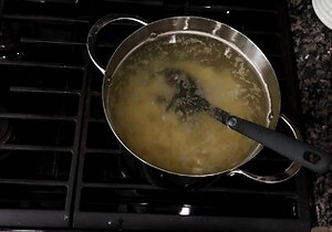 Stepsister Skyler giving herstepbrother one hot dinner