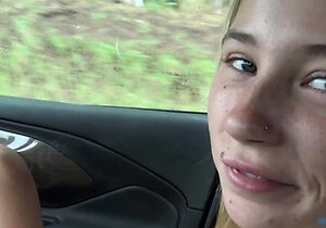 Curly Blonde Teen Records Solo Dildo Masturbation More at