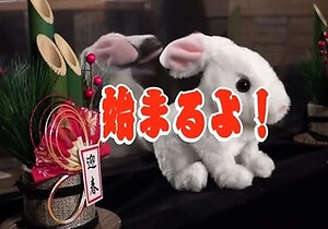 Horny Japanese teens in hot gangbang and sex toys