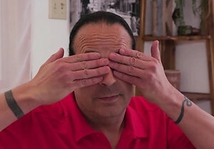 Sarah tries the same trick a flash of her juicy butt