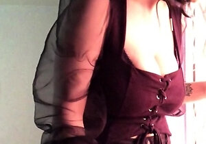 Brunette Solo Webcam Masturbation