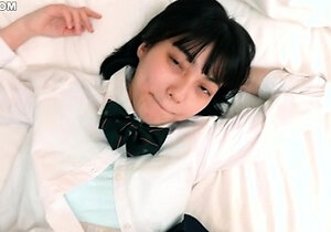 Japanese teen with hairy spread pussy uncensored