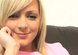 Amateur blonde teen POV sextape with hot anal fucking