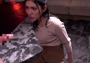 Japanese teen blowjob with creamy mustache