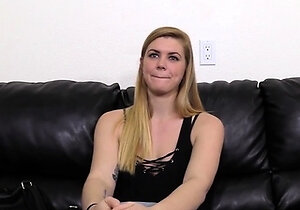 Blonde teen blowjob and fuck