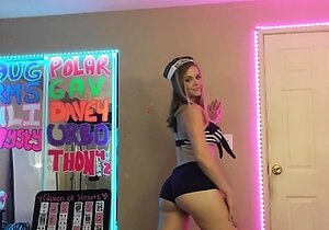 Awesome Teen With Big Boobs Dildo Masturbation