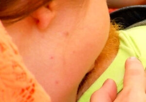 Blond and brunette lesbians licking pussy