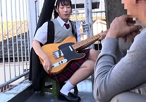 Japanese teen blowjob and hard fuck uncensored