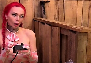 HuCows Jasmine James Sybian And Cow Milker FETiSH