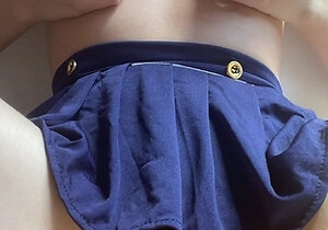 Amateur blonde teen solo dildo