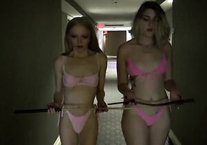 Tight butt teen girls group sex fun