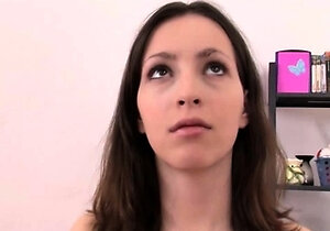 Cute brunette young hookup amateur teen blowjob