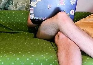Cum on My GF's Legs - Amateur Footjob and Handjob