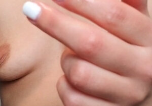 Horny amateur web cam teen girl takes a toy deep inside