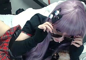 Curly Blonde Teen Records Solo Dildo Masturbation More at