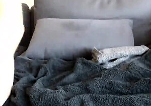 Small titted babe toys her pussy on webcam