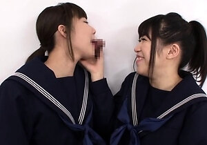 Japanese Teen In Uniform Banged Sideways