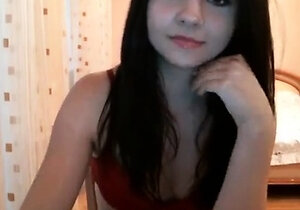 Cute blonde amateur webcam teen masturbating