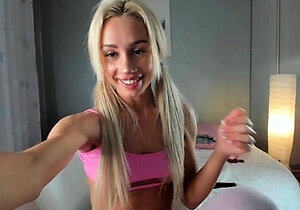 Solo Amateur Blonde Teen Homemade Pussy Masturbation