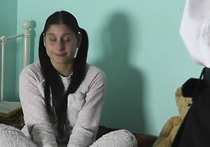 Mature mistress spanking hard on teen ass