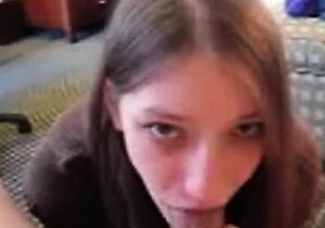 Hot amateur teen blowjob and facial HD video