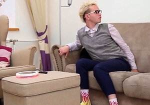 Lovely small titted brunette fingering her pussy